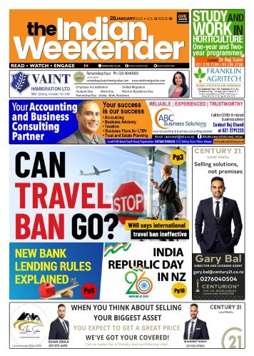 The Indian Weekender, Friday 28 January 2022