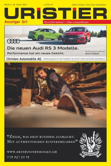 04.2022 Uristier – Der Urner Gratisanzeiger