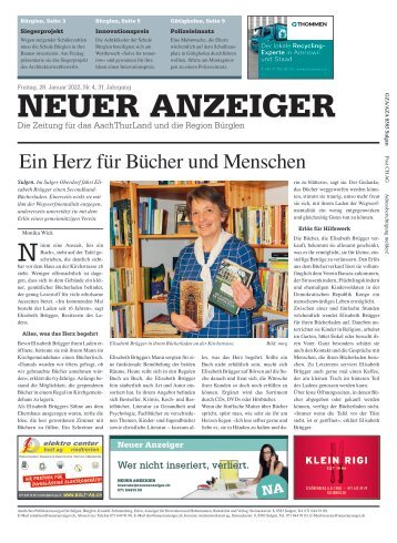 Neuer Anzeiger 28. Januar 2022