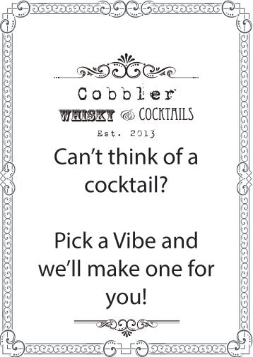Cocktail mood boards