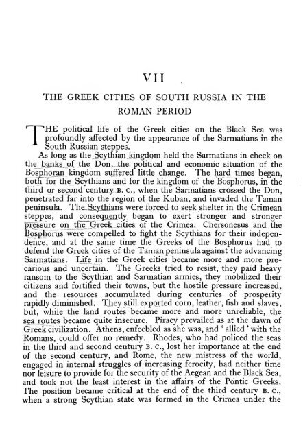 Iranians and Greeks in South Russia - Robert Bedrosian's Armenian ...