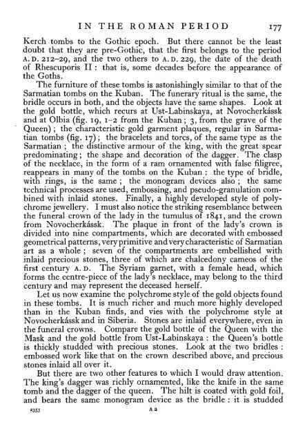 Iranians and Greeks in South Russia - Robert Bedrosian's Armenian ...