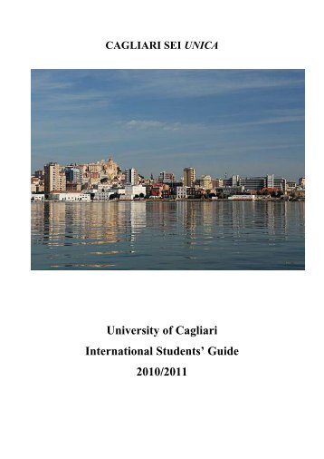 Guide 2010/2011 - Università degli studi di Cagliari.