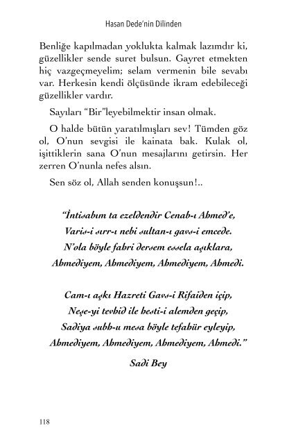 HASAN DEDENİN DİLİNDEN PEYGAMBER EFENDİMİZ 