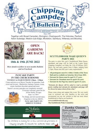 Chipping Campden Bulletin - February 2022 Issue