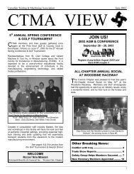 June 2003 - CTMA: : The Canadian Tooling and Machining ...