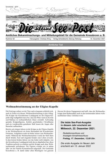 Kleine Seepost 16.12.2021
