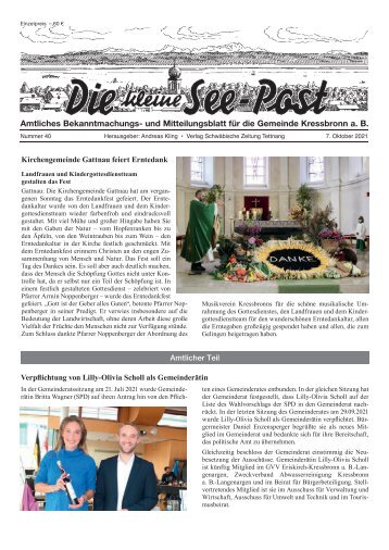 Kleine Seepost 07.10.2021