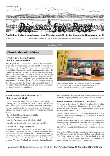 Kleine Seepost 18.11.2021