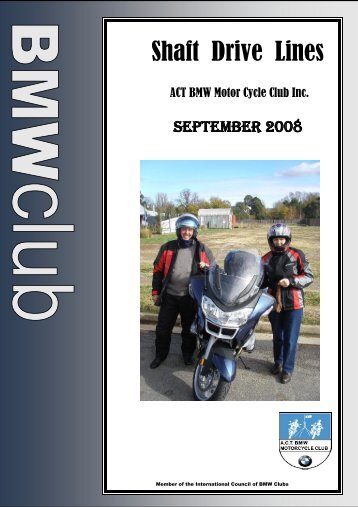 Shaft Drive Lines - ACT BMW Motorcycle Club