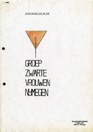 1986 Groep Zwarte Vrouwen Nijmegen