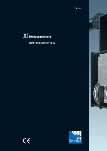 Montageanleitung TRAC-DRIVE Motor TD12 - Gerriets