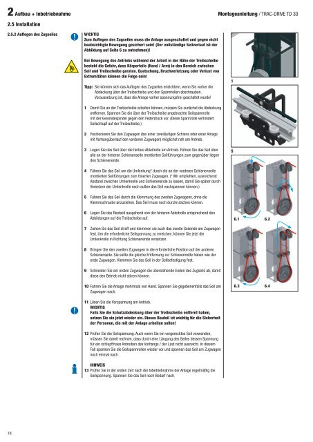 Montageanleitung TRAC-DRIVE Motor TD30 - Gerriets