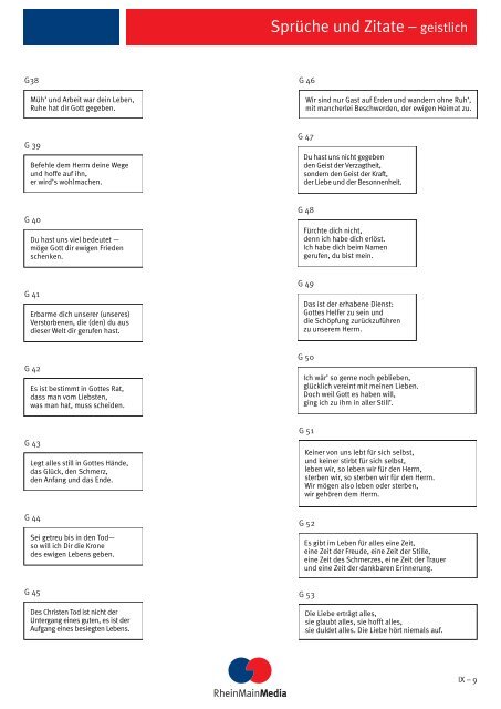 Preisliste für private Familienanzeigen 2009 - RheinMainMedia