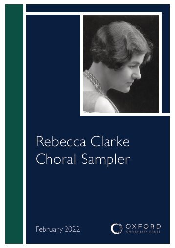 Rebecca Clarke choral sampler