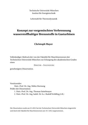 pdf-download - Lehrstuhl für Thermodynamik - TUM