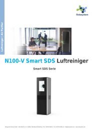 Rotasystem N100-V Smart SDS Luftreiniger