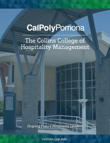 The Collins College of Hospitality Management Briefing