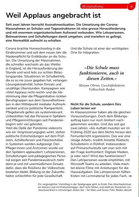 Baden aktuell Magazin Ausgabe Februar 2022