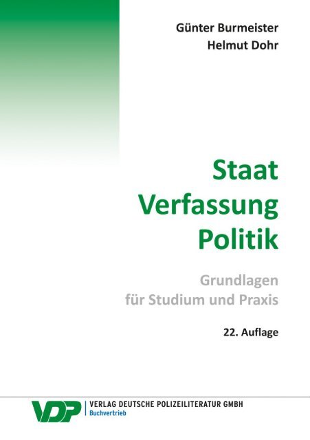 Staat-Verfassung-Politik - Leseprobe