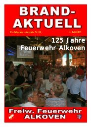 13. Jahrgang - Ausgabe Nr. 82 3. Juli 2007 - Freiwillige Feuerwehr ...