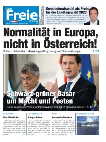 Normalität in Europa, aber nicht in Österreich! 
