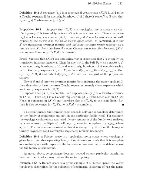 Basic Analysis – Gently Done Topological Vector Spaces