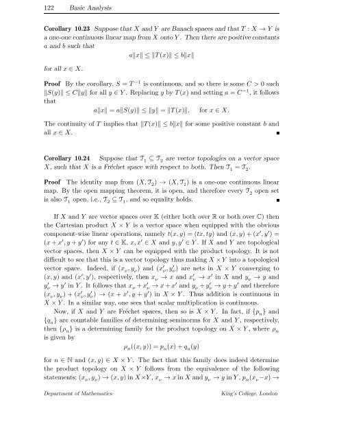 Basic Analysis – Gently Done Topological Vector Spaces