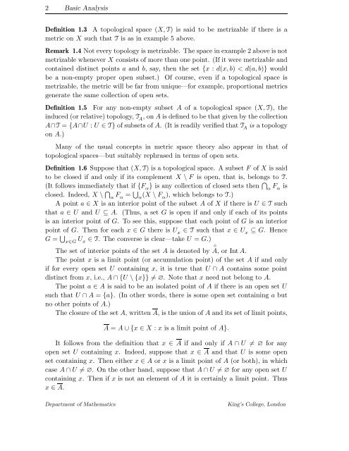 Basic Analysis – Gently Done Topological Vector Spaces