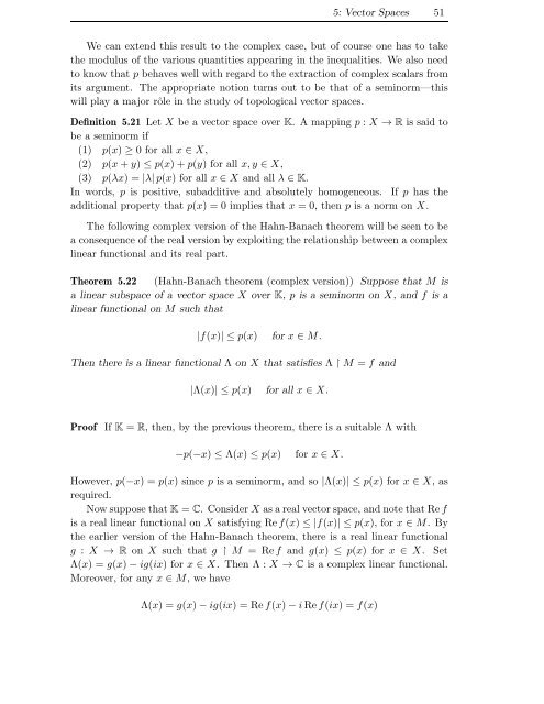 Basic Analysis – Gently Done Topological Vector Spaces