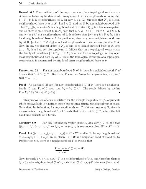 Basic Analysis – Gently Done Topological Vector Spaces