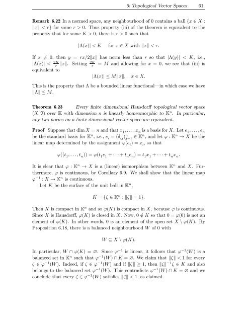 Basic Analysis – Gently Done Topological Vector Spaces