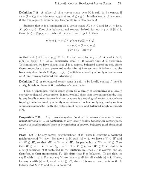 Basic Analysis – Gently Done Topological Vector Spaces