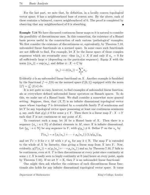 Basic Analysis – Gently Done Topological Vector Spaces