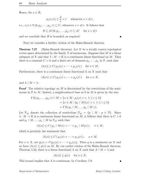 Basic Analysis – Gently Done Topological Vector Spaces