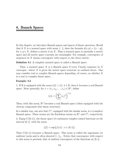 Basic Analysis – Gently Done Topological Vector Spaces