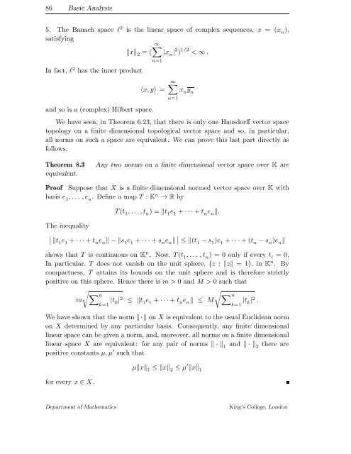 Basic Analysis – Gently Done Topological Vector Spaces