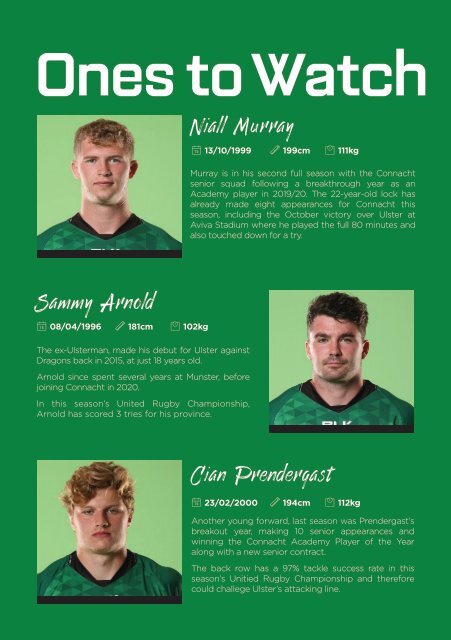 Ulster Rugby Match Day Programme - Connacht 