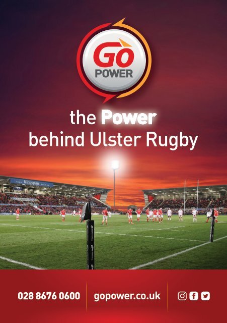 Ulster Rugby Match Day Programme - Connacht 