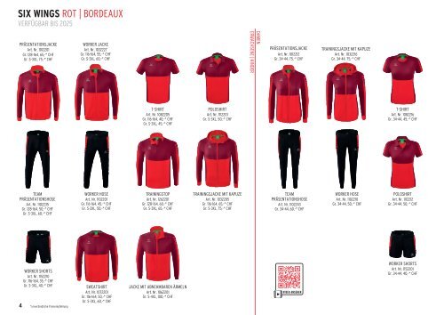 ERIMA Teamline Six Wings - Schweiz (deutsch)