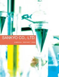 SANKYO CO., LTD. - Daiichi Sankyo