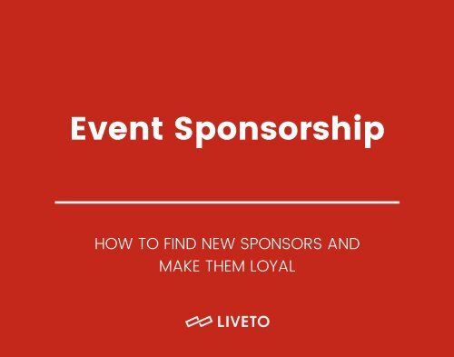 Event sponsorship