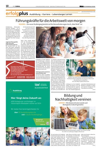 Journal LOKAL - die lokale Zeitung: Sonderseiten Erfolg Plus