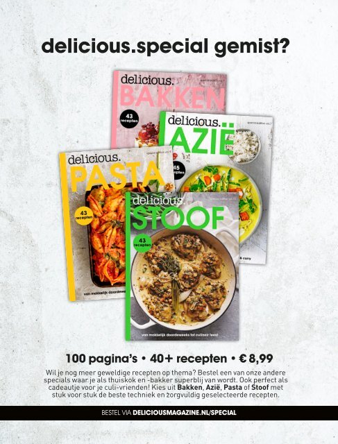Inkijkexemplaar delicious. special edition ZOET