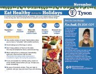Tyson Health Flyer (NOV 2020)