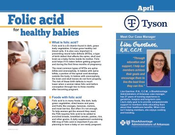 Tyson Health Flyer (APR 2021)