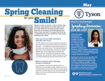 Tyson Health Flyer (MAY 2021)