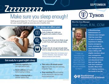 Tyson Health Flyer (SEPT 2021)