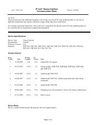 Toshiba - TLP-790 - Extron Electronics