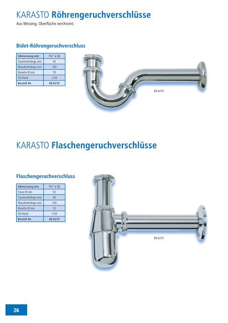 KARASTO Sanitär-Technik - Karasto Armaturenfabrik Oehler GmbH